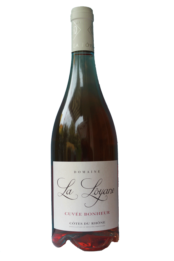 Domaine de la Lôyane, AOP Côtes du Rhône rosé 2022, cuvée "Bonheur"