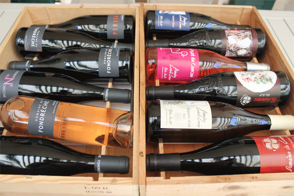 Cartons dégustation de 12 bouteilles des Domaines de Crève-Coeur et de Fondrèche